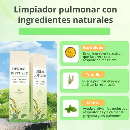 Stick Herbal Relajante: Alivia los pulmones, desintoxica y refresca el aliento